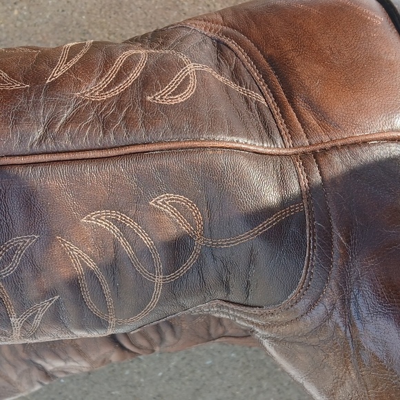 Old Gringo BootsOld Gringo Brown Round Toe Boots sz 9B - Picture 7 of 12